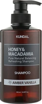 Шампунь для волос "Янтарная ваниль" Kundal Honey & Macadamia Amber Vanilla Shampoo 500ml (891700-1501587406-2)