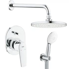 Душевая система скрытого монтажа GROHE BauFlow с верхним душем латунь хром UA29045003