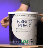 Фарба інтер'єрна акрилова IVC Bianco Puro RAL 6034 1л