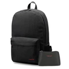 Рюкзак міський Tigernu T-B3249 з USB для ноутбука 14" об'єм 15 л Чорний