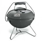 Гриль вугільний 37см (smokey joe premium), сірий Weber (1126004)