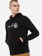 Bluza męska z kapturem kangurka z nadrukiem The North Face NF00AHJYKX7 S Czarna (757969109151)