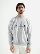 Світшот чоловічий Olaf Embroidery M160210 M Сірий (8720104771133)