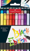 Набір фломастерів Faber-Castell Black Edition 20 шт (4005401164524)