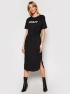 Sukienka T-shirt damska DKNY DKNYP1BD7EGQ-BLK M Czarne (794278926536)