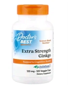 Натуральна добавка Doctor's Best Extra Strength Ginkgo 120 мг Капсули