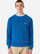 Sweter męski bawełniany Edmmond Studios Canale Sweater "Plain Blue" 123-60-03550 M Niebieski (8435629065345)