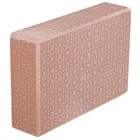 Блок для йоги масажна цегла опорна для йоги Zelart Pro Yoga 1124 розмір 22x16x6см Beige