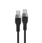 Кабель ACEFAST C11-03 Type-C to Type-C 3A 60W 1.2m nylon + PVC zinc connectors Black (6974316280217)