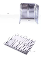 Фольгированный защитный экран от жира для плиты на кухню 84х32,5см