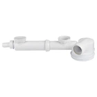Сифон для подвійної кухонної мийки WIRQUIN Espace 1½"ר40мм (9542402)