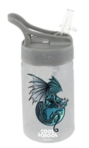 Bidon na wodę Tinka Cool School Dragon szary 350 ml (7073334001251)