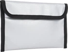 Огнестойкая сумка конверт для документов Supretto 38x28 см Серый (8964-0001)