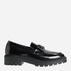 Loafersy damskie skórzane Calvin Klein Jeans YW0YW015030GT 40 Czarne (8720639183364)