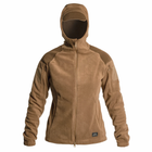 Жіноча флісова куртка Helikon-Tex Cumulus - Heavy Fleece Coyote brown S (H2115-11/SR)