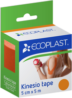 Кінезіо тейп ECOPLAST 5 см х 5 м Помаранчевий (4752256001121)