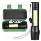 Ліхтар ручний акумуляторний X-Balog BL-511 XPE+COB, Li-Ion акумулятор, ЗУ micro USB, Box