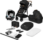 Универсальная коляска 3 в 1 Lionelo MARI TOUR BLACK ONYX