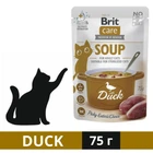 Влажный корм для кошек Brit Care Soup Cуп с уткой 75 г