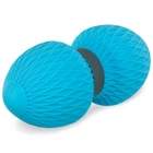 М'яч масажний подвійний для мфр та самомасажу Zelart Duoball 0727 розмір 16х6,5 см Blue