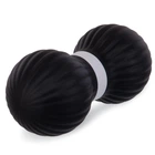 Мяч массажный двойной для мфр и самомассажа Zelart Duoball 0728 размер 14х6,5 см Black
