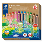 Кольорові олівці Staedtler Noris Junior Chunky 3 w 1 12 шт (4007817029190)