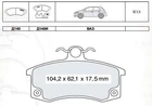 Гальмівні колодки Dafmi (DAF D140EI)