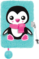 Щоденник Majewski 3D замок, волохатий А5, 96 сторінок My Little Friend Penguin (5903235669002)