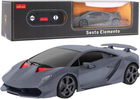 Samochód zdalnie sterowany Rastar Lamborghini Sesto Elemento Szary (6930751306967)