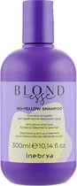 Шампунь нейтрализующий желтый цвет Inebrya Blondesse No-Yellow Shampoo 300 мл (8008277262352)