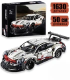 Конструктор машинка техник Porsche 911 RSR Racing Vesion Technology на 1630 деталей в масштабе 1:10 Порше авто гоночная версия