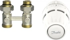 Комплект радиаторный DANFOSS Regus RA+RLV-KB 1/2" прямой нижнее подключение (015G5310)