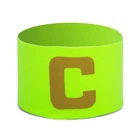 Капітанська пов'язка салатова на липучці SP-Sport 114 Neon Green