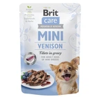 Влажный корм Brit Care Dog Mini Fillets In Gravy для взрослых собак малых и миниатюрных пород с олениной