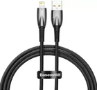 Кабель Baseus Glimmer Series Fast Charging Cable USB to Lightning 2.4A 2m CADH000301 Black