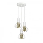 Светильник лофт MSK Electric Diadem подвесной на круглом основании NL 2215-3R W