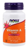 Вітамін A 10,000 МО - NOW Foods 100 капс (733739003300)