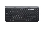 Клавіатура мембранна 2E KS250 84key, WL/BT, EN/UK, чорно-сірий