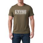 Футболка з малюнком 5.11 Tactical® Atmos Logo M RANGER GREEN