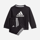 Dres chłopięcy (bluza bez kaptura + spodnie) adidas I Bos Jog Ft GM8977 104 cm Czarny (4062065376175)