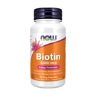 Біотин 5000 мкг вітамін B7 Now Foods Biotin 5000 мкг 60 капсул