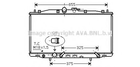 HD2179 AVA Радіатор охолодження HONDA ACCORD (2003) 2.4 VTEC Ava (HD2179)