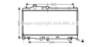 SU2065 AVA Радіатор охолодження двигуна LEGACY4/OUTB 20/25 MT 03- (Ava) Ava (SU2065)