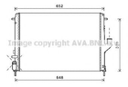 RTA2478 AVA радіатор охолодження Duster, Logan, Sandero 1.5dCi/1.6/2.0, LADA, DACIA Ava (RTA2478)