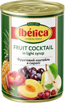 Фруктовый коктейль Iberica в сиропе 410 г (8436024299632)