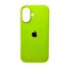 Защитный чехол-накладка Silicone Full Case AA Open Cam для Apple iPhone 16 Shiny Green (FullOpeAAi16-24)