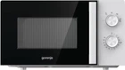 Мікрохвильова піч Gorenje , 17л, мех. керув., 700Вт, дисплей, білий (MO17E1WH)