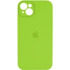 Захисний чохол-накладка Silicone Full Case AA Camera Protect для Apple iPhone 15 Shiny Green (FullAAi15-24)