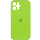 Защитный чехол-накладка Silicone Full Case AA Camera Protect для Apple iPhone 12 Pro Shiny Green (FullAAi12P-24)