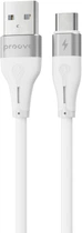 Кабель Proove Soft Silicone Type-C 2.4 A 1 м White (492030003)